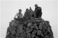 At the top of the the highest peak in the Northern Alps