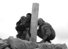 At the top of Kisokoma-ga-take