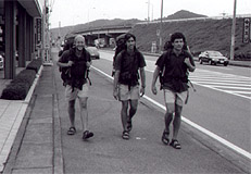 The three team members