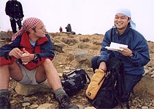 The cameraman entertains Tom
