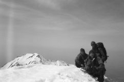 The peak of Mt. Daisen